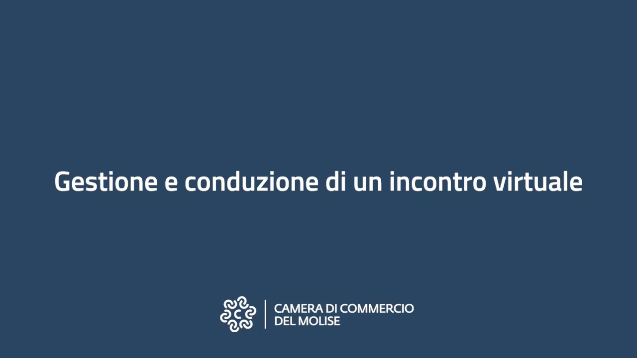 Gestione e conduzione di un incontro virtuale
