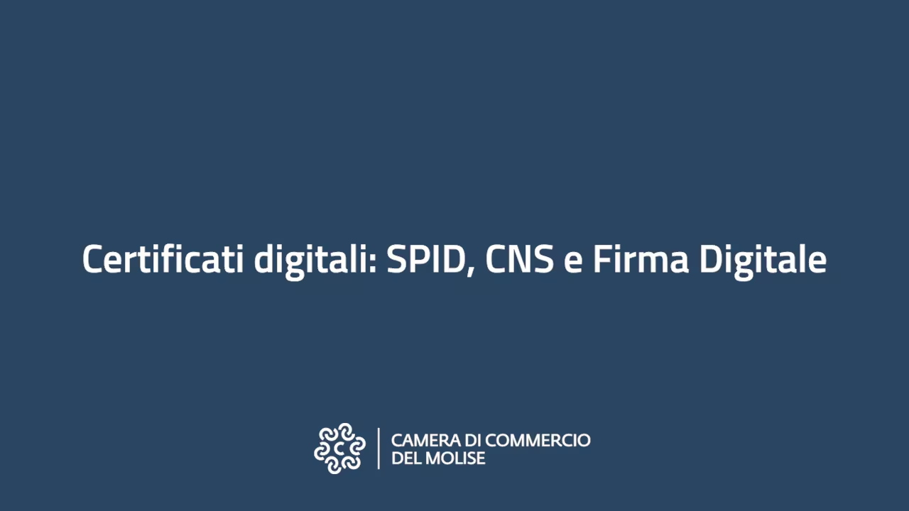 Certificati digitali: SPID, CNS e firma digitale